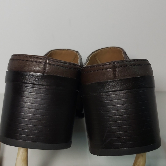 Dockers Square Toe Chunky Heel Mules Slides 6.5 - Picture 14 of 16